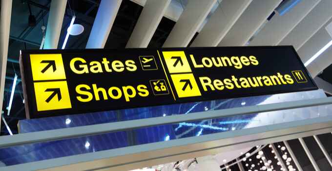 Miami International Airport Terminal Level restaurants and fast foods